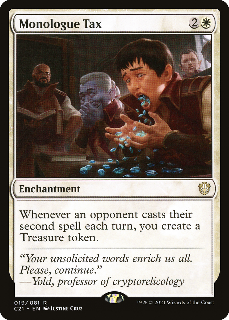 Monologue Tax (C21-019) [Commander 2021] MTG Single Wizards of the Coast