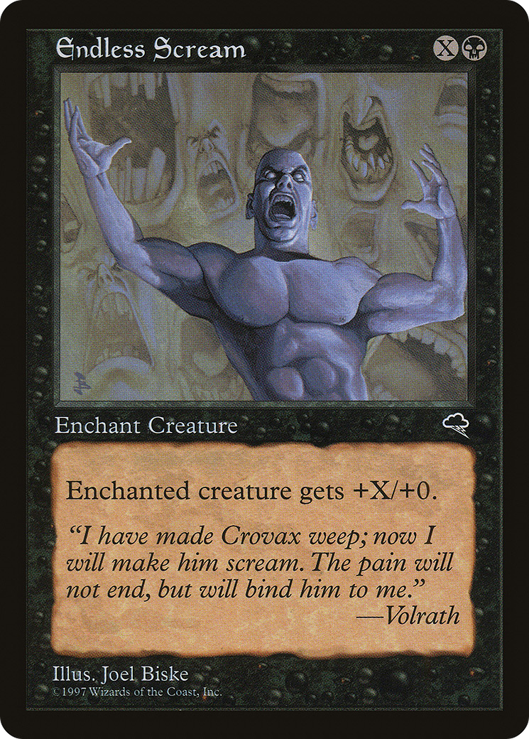 Endless Scream (TMP-132) [Tempest] MTG Single Wizards of the Coast
