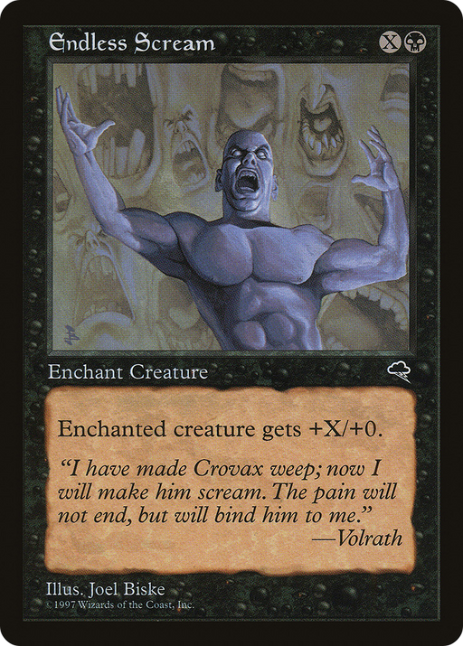 Endless Scream (TMP-132) [Tempest] MTG Single Wizards of the Coast
