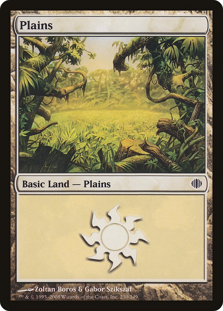 Plains (ALA-230) [Shards of Alara] Foil MTG Single Wizards of the Coast