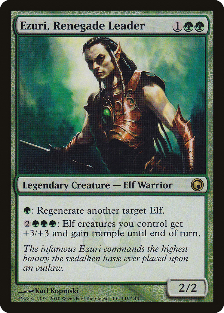 Ezuri, Renegade Leader (SOM-119) [Scars of Mirrodin] Foil MTG Single Wizards of the Coast