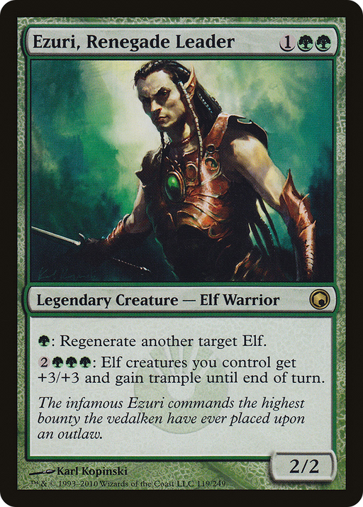 Ezuri, Renegade Leader (SOM-119) [Scars of Mirrodin] Foil MTG Single Wizards of the Coast