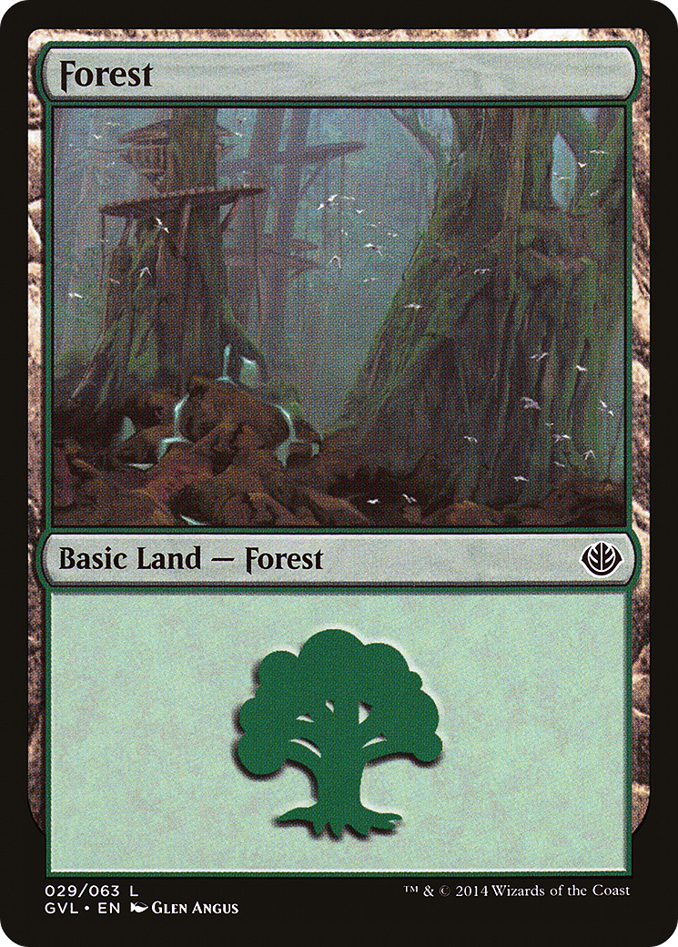 Forest (DD3-029) [Misc] Duel Decks Anthology: Garruk vs. Liliana MTG Single Wizards of the Coast