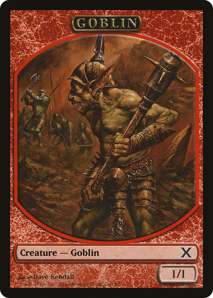 Goblin Token (10E-004) [Tokens] Tenth Edition Tokens MTG Single Wizards of the Coast