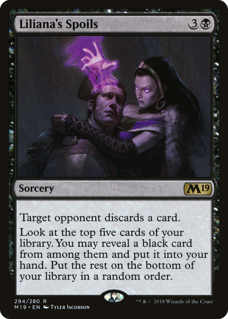 Liliana's Spoils (M19-294) [Core Set 2019] MTG Single Wizards of the Coast