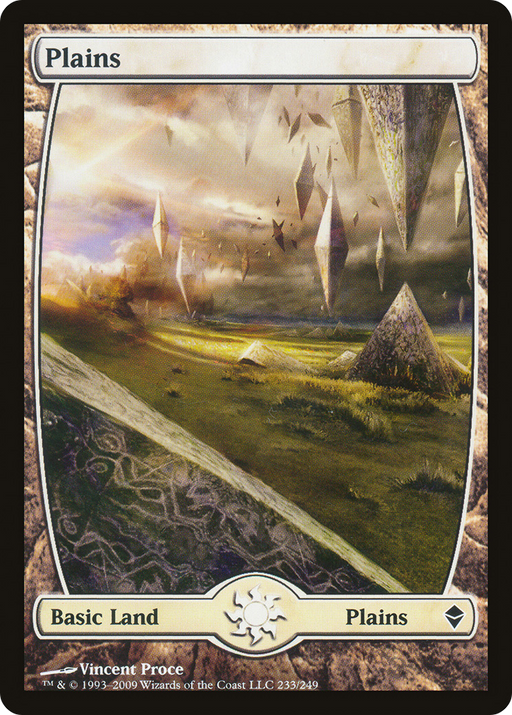 Plains (ZEN-233) [Zendikar] MTG Single Wizards of the Coast