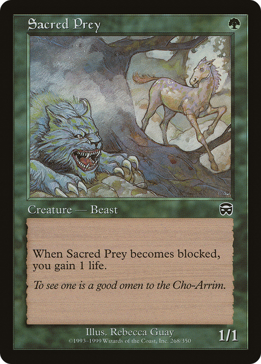 Sacred Prey (MMQ-268) [Mercadian Masques] MTG Single Wizards of the Coast