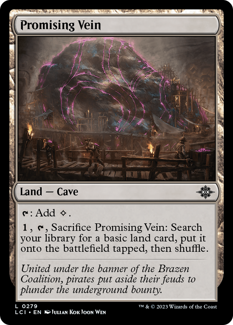 Promising Vein (LCI-279) [The Lost Caverns of Ixalan] MTG Single Wizards of the Coast