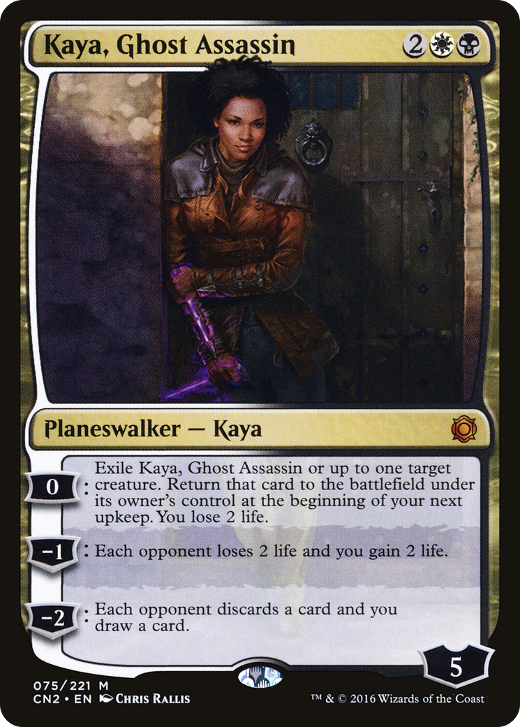 Kaya, Ghost Assassin (CN2-075) [Conspiracy: Take the Crown] MTG Single Wizards of the Coast