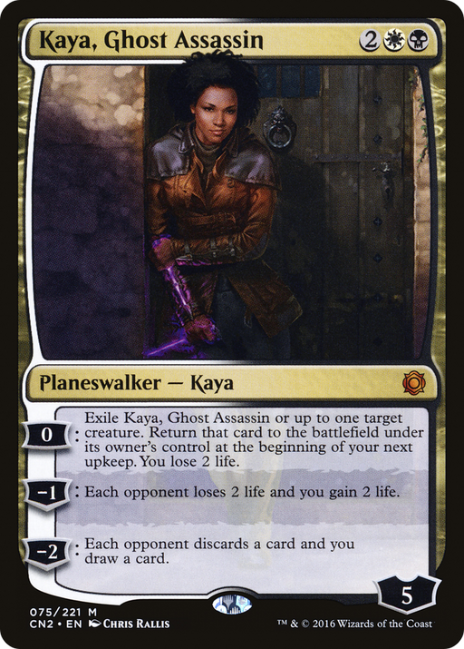 Kaya, Ghost Assassin (CN2-075) [Conspiracy: Take the Crown] MTG Single Wizards of the Coast