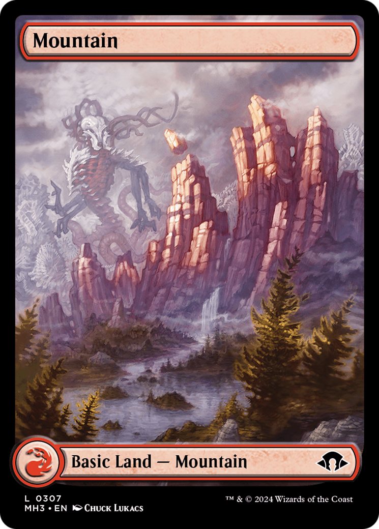 Mountain (0307) (MH3-307) [Modern Horizons 3] Foil MTG Single Modern Horizons 3