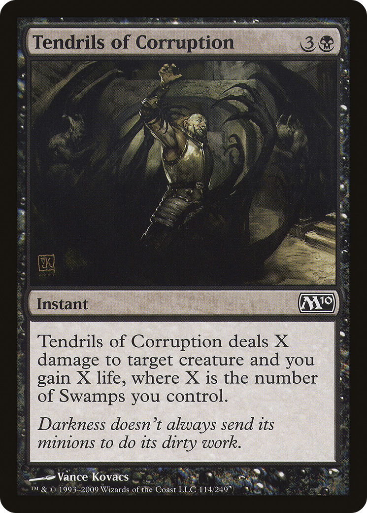 Tendrils of Corruption (M10-114) [Magic 2010] Foil MTG Single Wizards of the Coast