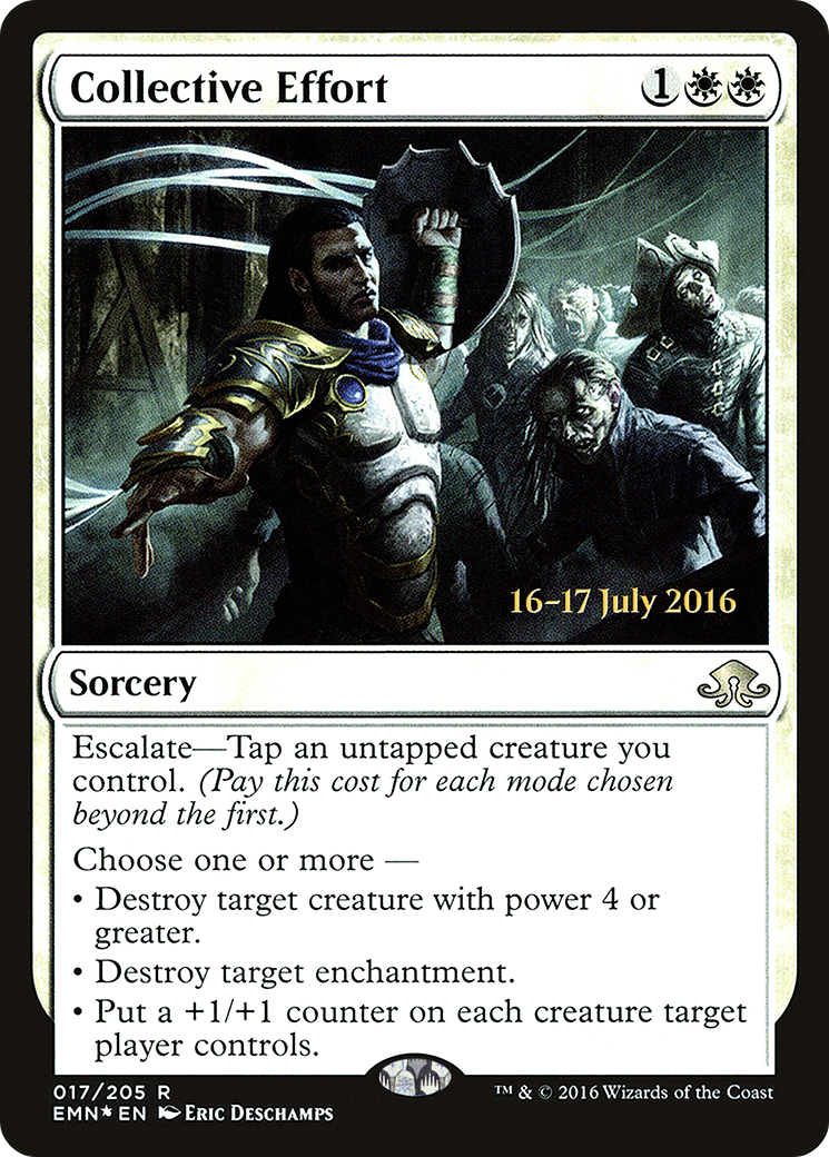 Collective Effort (PRE-017) [Eldritch Moon Promos] Foil MTG Single Wizards of the Coast