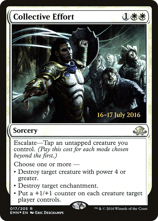 Collective Effort (PRE-017) [Eldritch Moon Promos] Foil MTG Single Wizards of the Coast
