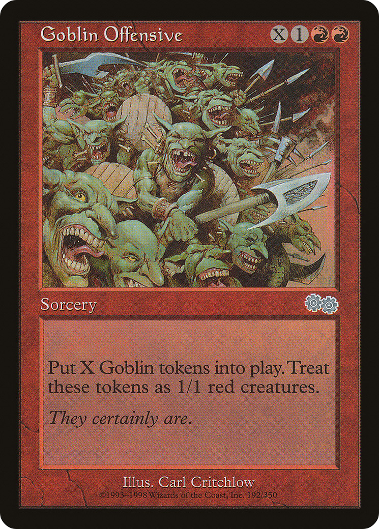 Goblin Offensive (USG-192) [Urza's Saga] MTG Single Wizards of the Coast