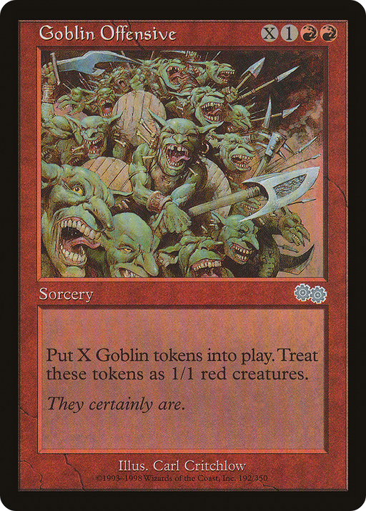 Goblin Offensive (USG-192) [Urza's Saga] MTG Single Wizards of the Coast