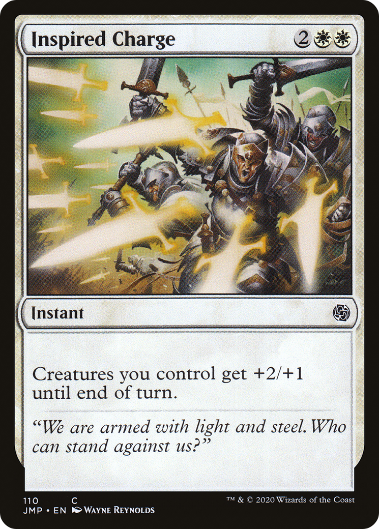 Inspired Charge (JMP-110) [Jumpstart] MTG Single Wizards of the Coast