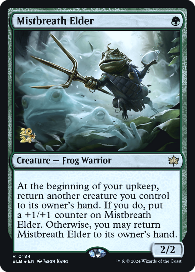 Mistbreath Elder (PRE-184) [Bloomburrow Promos] Foil MTG Single Wizards of the Coast