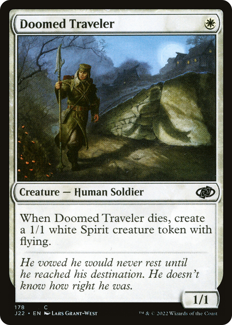 Doomed Traveler (J22-178) [Jumpstart 2022] MTG Single Wizards of the Coast