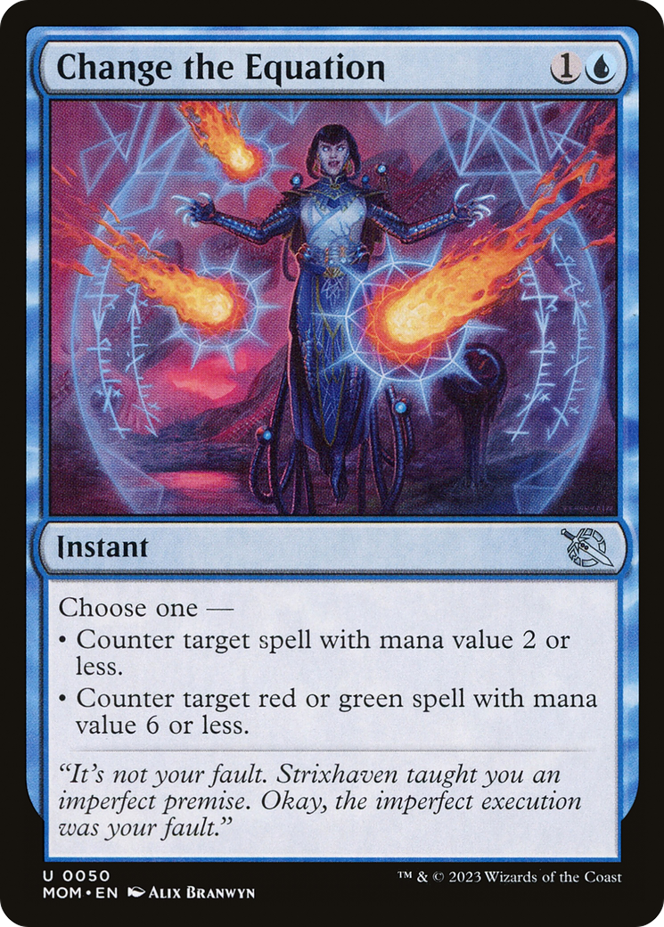 Change the Equation (MOM-050) [March of the Machine] Foil MTG Single Wizards of the Coast