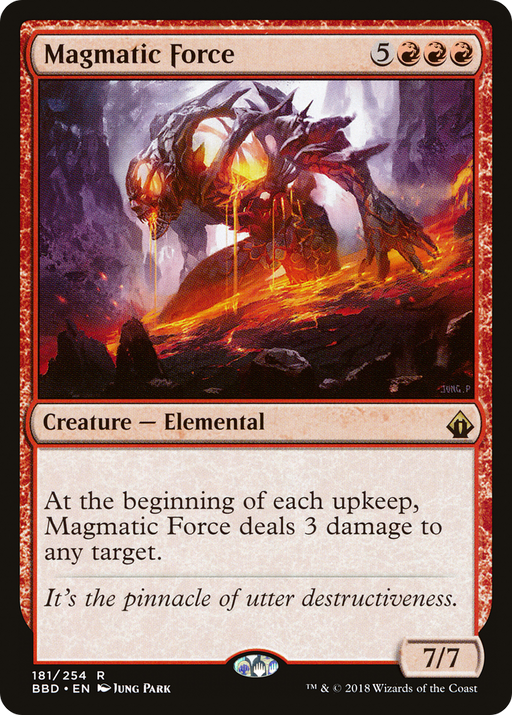 Magmatic Force (BBD-181) [Battlebond] Foil MTG Single Wizards of the Coast