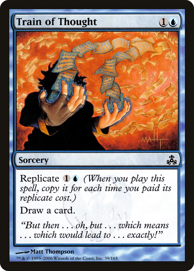 Train of Thought (GPT-039) [Guildpact] MTG Single Wizards of the Coast