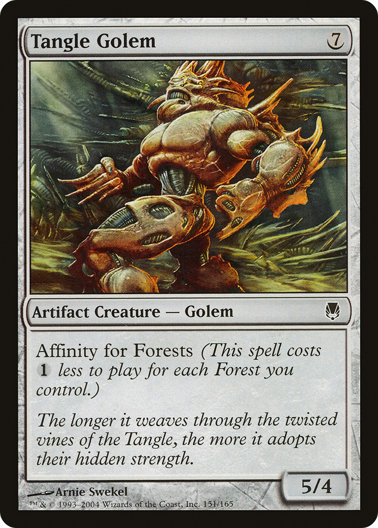 Tangle Golem (DST-151) [Darksteel] MTG Single Wizards of the Coast