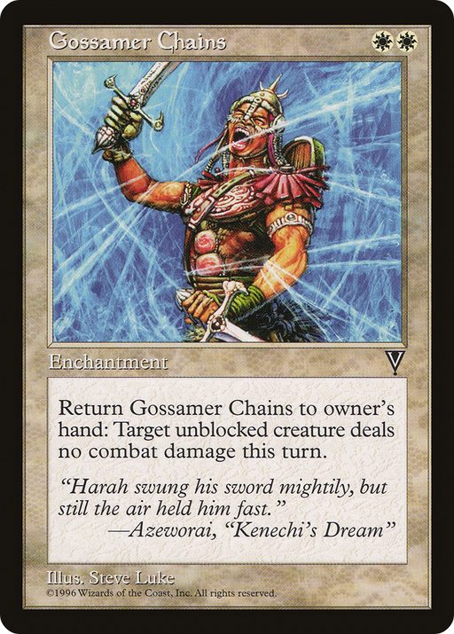 Gossamer Chains (VIS-) [Visions] MTG Single Wizards of the Coast