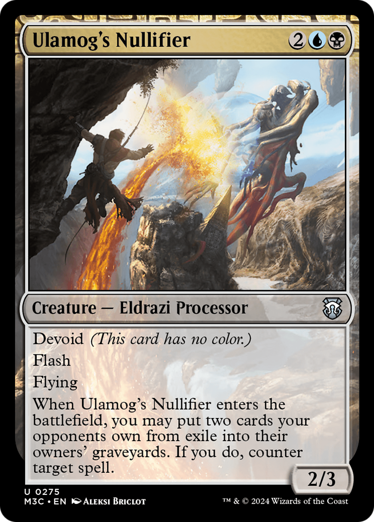 Ulamog's Nullifier (M3C-275) [Modern Horizons 3 Commander] MTG Single Wizards of the Coast