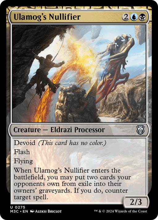 Ulamog's Nullifier (M3C-275) [Modern Horizons 3 Commander] MTG Single Wizards of the Coast
