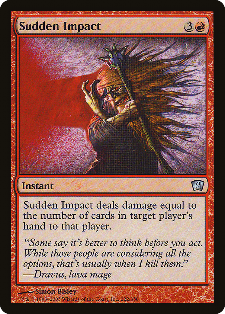 Sudden Impact (9ED-222) [9th Edition] MTG Single Wizards of the Coast