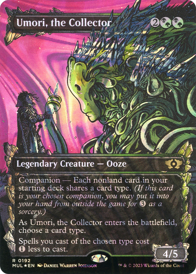 Umori, the Collector (MUL-192) [Multiverse Legends] (Showcase) (Borderless) Foil MTG Single Wizards of the Coast