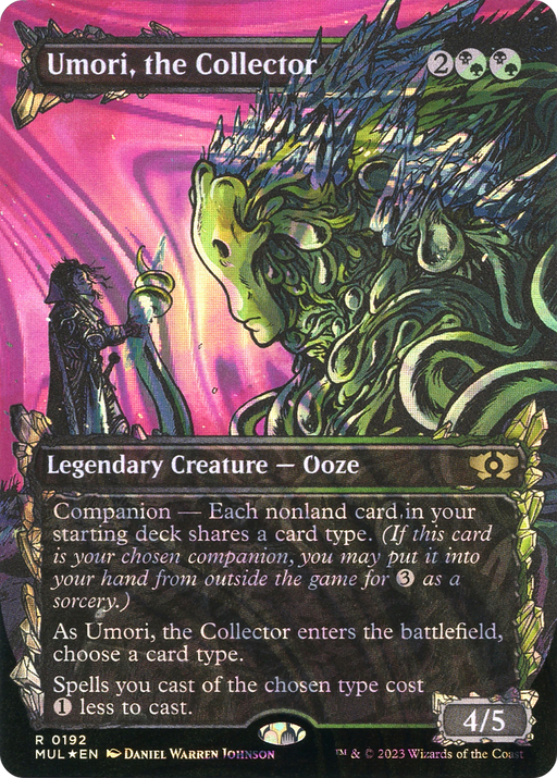 Umori, the Collector (MUL-192) [Multiverse Legends] (Showcase) (Borderless) Foil MTG Single Wizards of the Coast