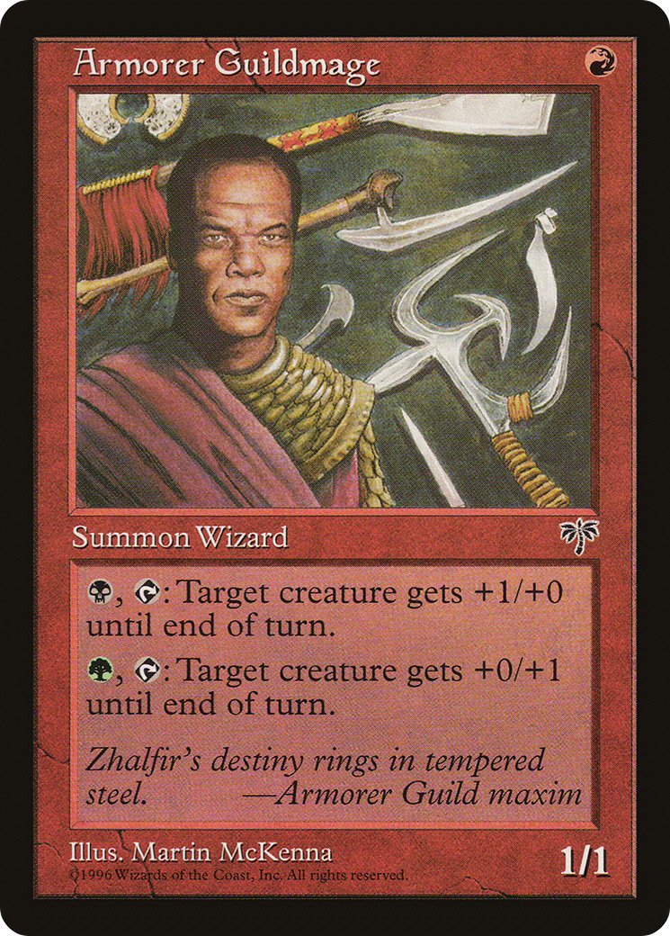 Armorer Guildmage (MIR-156) [Mirage] MTG Single Wizards of the Coast
