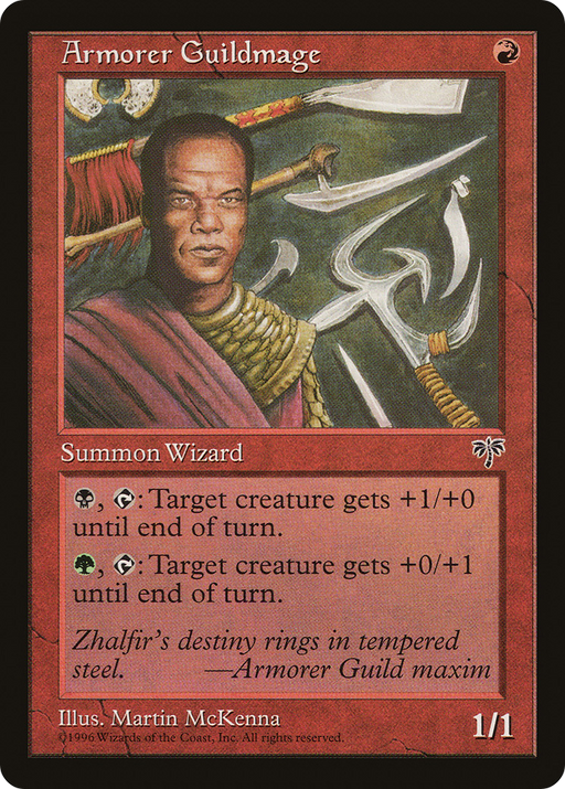 Armorer Guildmage (MIR-156) [Mirage] MTG Single Wizards of the Coast