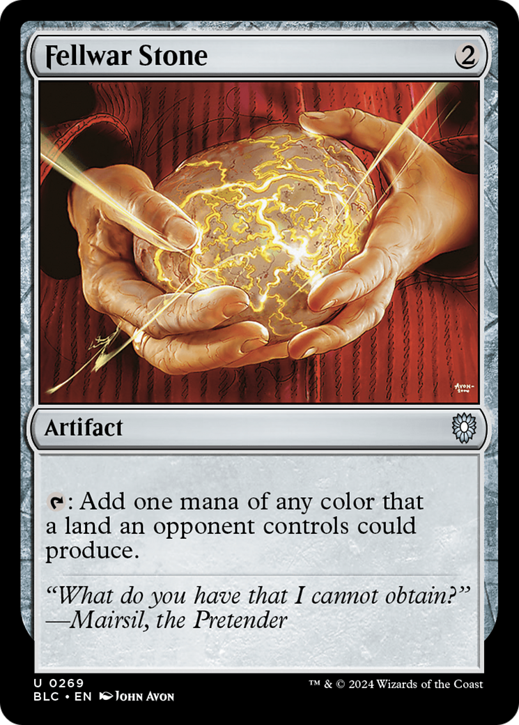 Fellwar Stone (BLC-269) [Bloomburrow Commander] MTG Single Wizards of the Coast