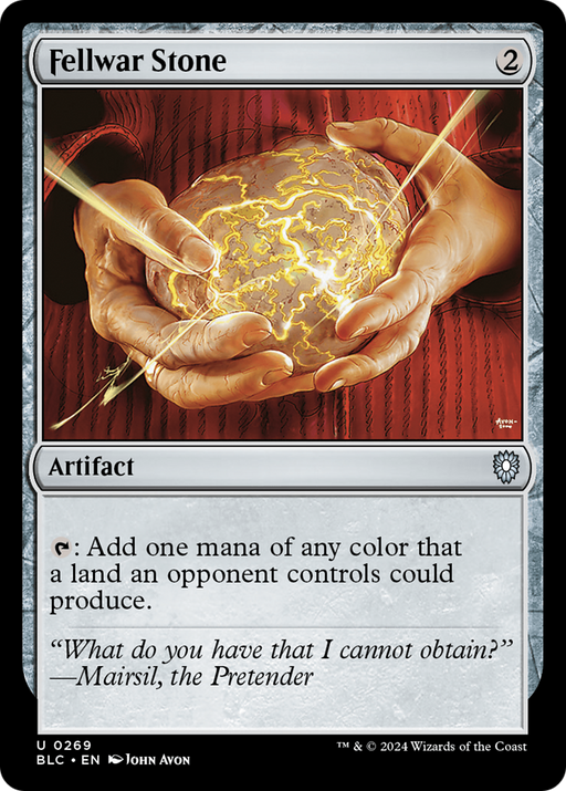 Fellwar Stone (BLC-269) [Bloomburrow Commander] MTG Single Wizards of the Coast