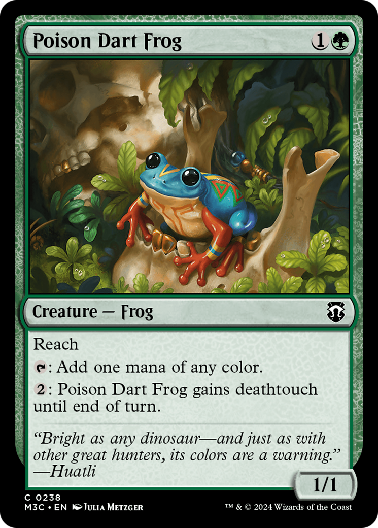 Poison Dart Frog (M3C-238) [Modern Horizons 3 Commander] MTG Single Wizards of the Coast