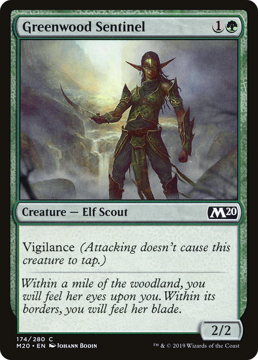 Greenwood Sentinel (M20-174) [Core Set 2020] MTG Single Wizards of the Coast
