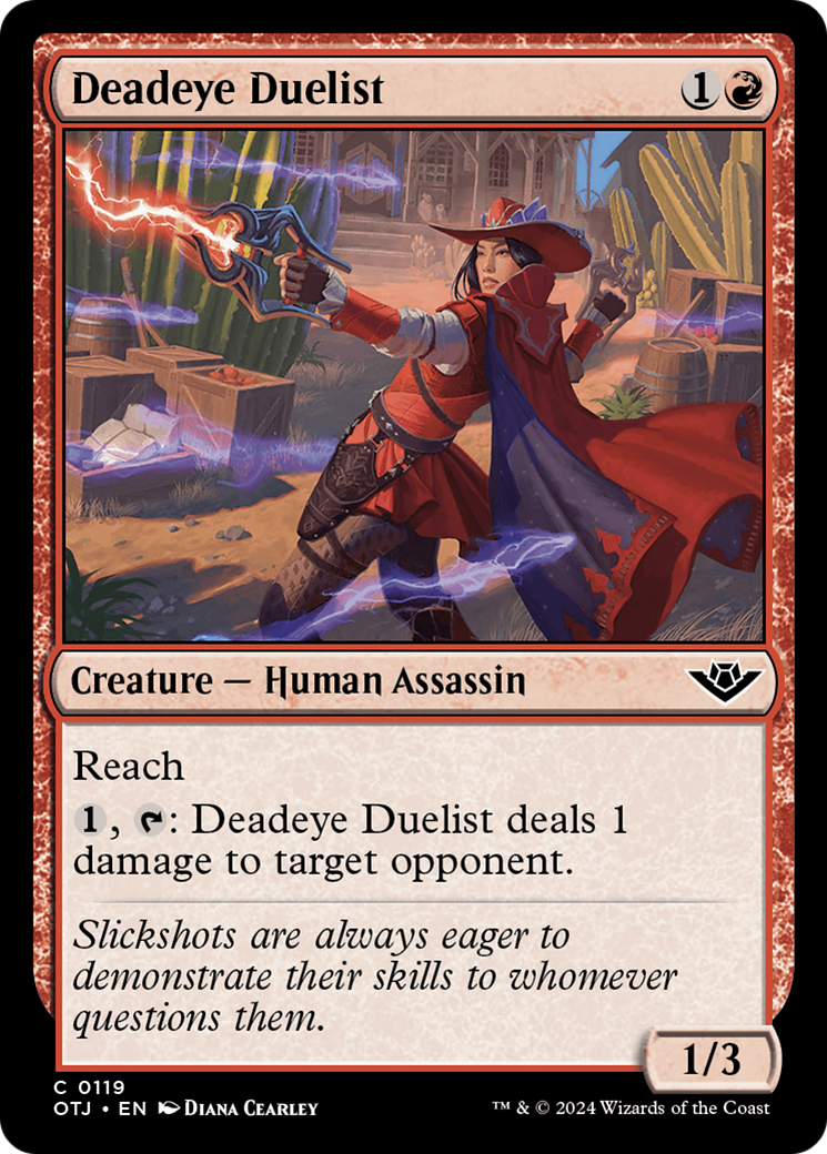 Deadeye Duelist (OTJ-119) [Outlaws of Thunder Junction] MTG Single Wizards of the Coast