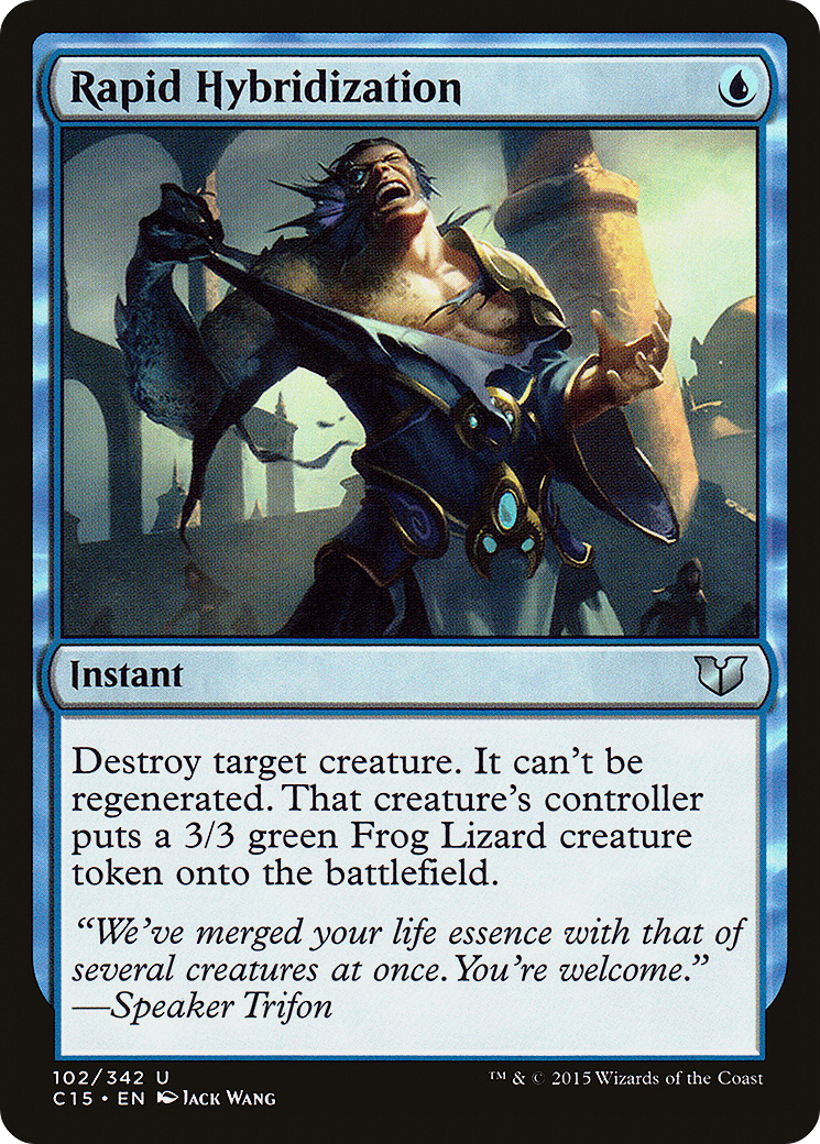 Rapid Hybridization (C15-102) [Commander 2015] MTG Single Wizards of the Coast