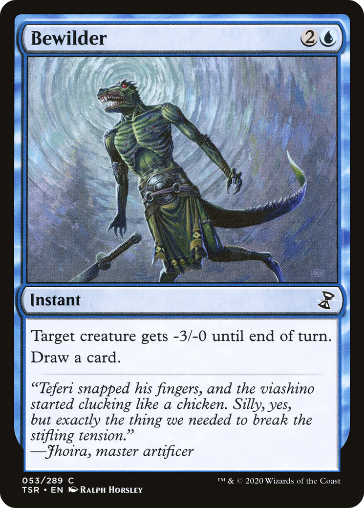 Bewilder (TSR-053) [Time Spiral Remastered] Foil MTG Single Wizards of the Coast