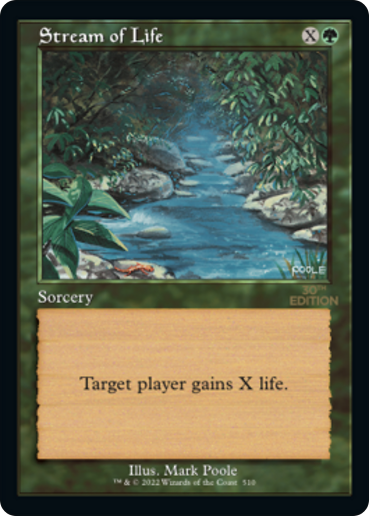 Stream of Life (30A-510) [30th Anniversary Edition] MTG Single Wizards of the Coast