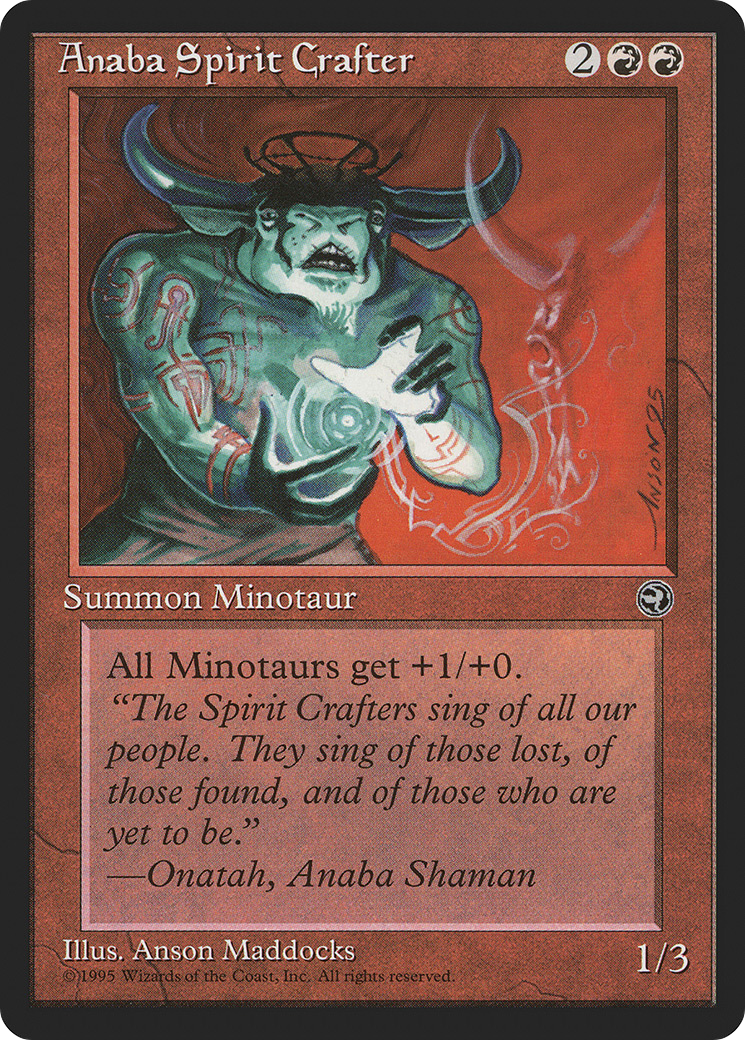 Anaba Spirit Crafter (HML-) [Homelands] MTG Single Wizards of the Coast