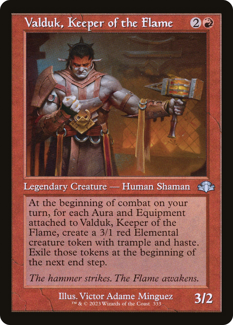 Valduk, Keeper of the Flame (DMR-333) [Dominaria Remastered] MTG Single Wizards of the Coast