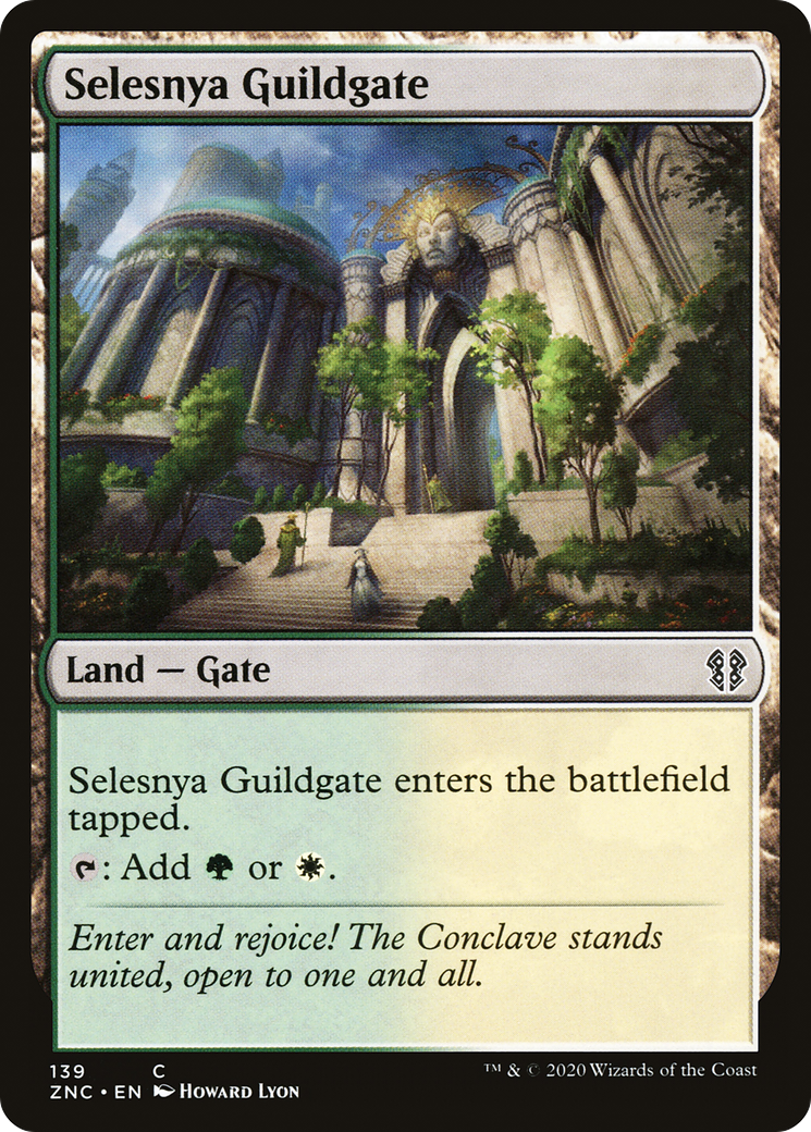 Selesnya Guildgate (ZNC-139) [Zendikar Rising Commander] MTG Single Wizards of the Coast