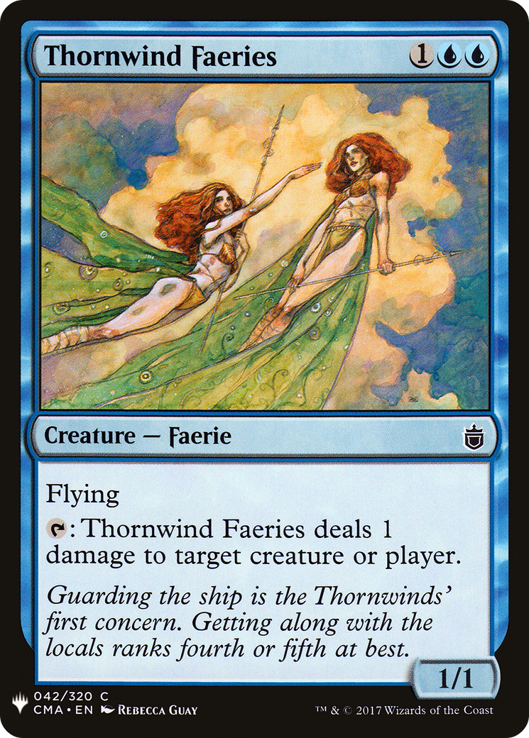 Thornwind Faeries (LIST-CMA-42) [Mystery Booster] The List MTG Single Wizards of the Coast