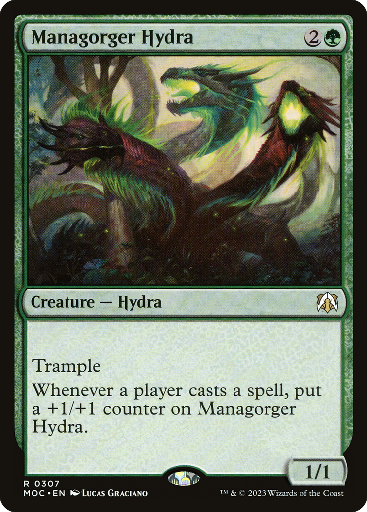Managorger Hydra (MOC-307) [March of the Machine Commander] MTG Single Wizards of the Coast