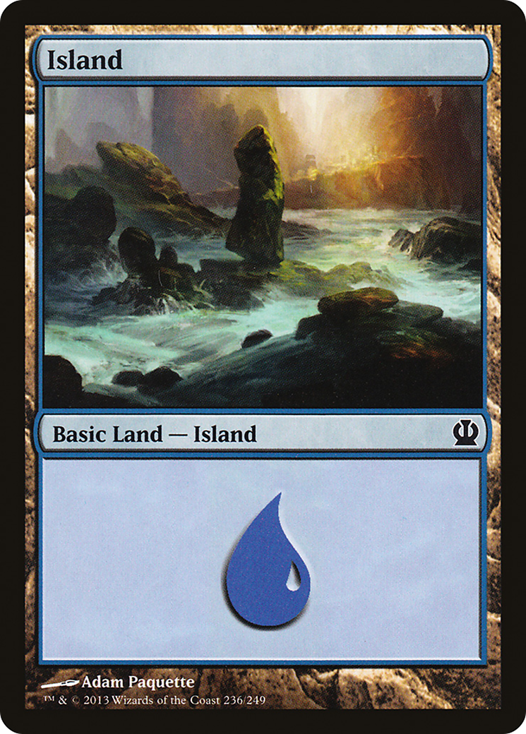 Island (THS-236) [Theros] MTG Single Wizards of the Coast