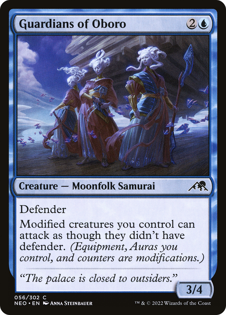 Guardians of Oboro (NEO-056) [Kamigawa: Neon Dynasty] MTG Single Wizards of the Coast